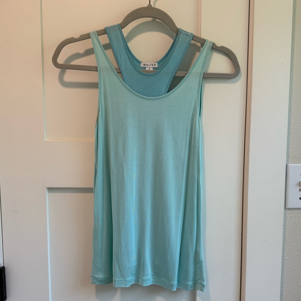 Walter double tank Small 100% silk